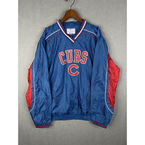RARE Authentic MLB Genuine Merchandise‎ Chicago Cubs Pullover Windbreaker Jacket - Picture 1 of 7